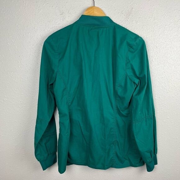 Dickies Stretch Button Down Collarless Long Sleeve Shirt Size S EUC - Picture 4 of 5